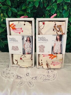 Hello Mello Women’s Pajama Set - Hold Your Horses Size M/L NEW!!